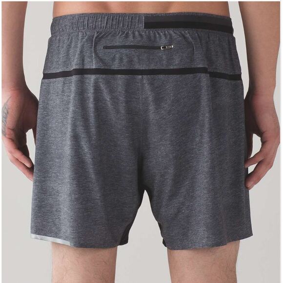 lululemon M grey Surge Shorts - Picture 1 of 4